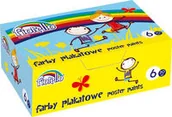 Farby i media malarskie - KW Trade Farby plakatowe Firello 20 ml 6 kolorów - miniaturka - grafika 1