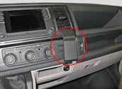 Uchwyty samochodowe do telefonów - Brodit AB dla Clip do Volkswagen T6 Transporter/Pickup 16- 855136 - miniaturka - grafika 1