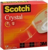 Taśmy klejące - Scotch 3M Taśma klejca CRYSTAL 19 mm x 33 m w pudełku 3M022 - miniaturka - grafika 1