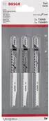 Brzeszczoty - Bosch Zestaw brzeszczotów do wyrzynarek 3-częściowy T 308 BF T 308 BOF 2607010593 3 szt - miniaturka - grafika 1