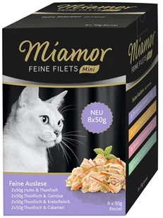 Miamor Feine Filets w saszetkach MINI 8 x 50 g Wykwintny wybór - Mokra karma dla kotów - miniaturka - grafika 2