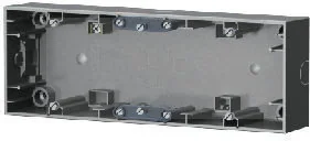 Berker K5 Puszka n/t 3-krotna pozioma  10537004 - Puszki elektryczne i akcesoria - miniaturka - grafika 2