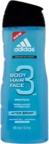 adidas 3 After Sport 400ml - Żele pod prysznic dla mężczyzn - miniaturka - grafika 3