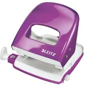 Dziurkacze - Esselte Dziurkacz duży metalowy LEITZ 30 kartek fioletowy ES095-12 - miniaturka - grafika 1