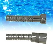 Węże prysznicowe - Omnires Wąż prysznicowy mosiężny 150 cm, chrom 023 - miniaturka - grafika 1