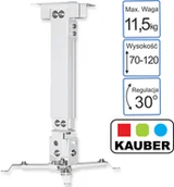 Uchwyty do projektorów - Kauber UP 70-120 uniwersalny uchwyt sufitowy UP70120W - miniaturka - grafika 1