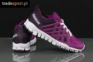 Buty sportowe damskie - Reebok Realflex Train 3.0 M49898 fioletowy - miniaturka - grafika 1