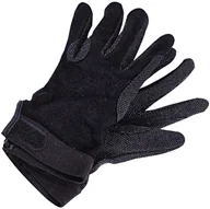 Rękawiczki jeździeckie - Rękawiczki jeździeckie bawełniane czarne, roz. M - miniaturka - grafika 1
