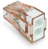 Inne akcesoria elektryczne - Wago Złączka instalacyjna 2x4mm biała 773-602 - miniaturka - grafika 1