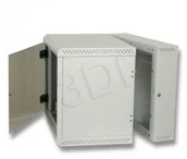 Szafy rack - Triton 19" Szafa wisząca dwusekcyjna RBA-09-AD5-CAX-A1 (9U, 500mm głębokośc, przeszklone drzwi, kolor jasnoszary RAL7035) - miniaturka - grafika 1