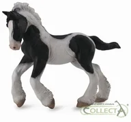 Figurki dla dzieci - COLLECTA Koń rasy Tinker - źrebię maści srokatej M - miniaturka - grafika 1