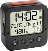 Zegary - TFA Zegar Sterowany radiowo 60.2528.01 Czarny (DxS) 81 33 mm mm x 81 mm - miniaturka - grafika 1