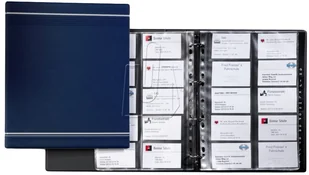 Durable Wizytownik Visifix 400 wizytówek granatowy 238807 - Wizytowniki - miniaturka - grafika 4