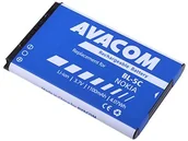 Baterie do telefonów - AVACOM BL-5 °C 1100 mAh zapasowy akumulator/bateria do modelu Nokia C1  01/C2  01/C2  02/E50/E60/N-Gage/N70/N71/N72 N91/X2  02/1100/1101/1108/1110/1110i/1112/1200/1208/1209/1255/1315/1600/1650/1680 Cl BL-5C - miniaturka - grafika 1