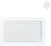 Kratki wentylacyjne - Kratki.pl Kratka kominkowa malowana biała 22x30 z żaluzją - miniaturka - grafika 1