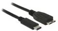 Kable USB - Delock Kabel USB USB3.1 C- micro B 1.00m 83677 - miniaturka - grafika 1