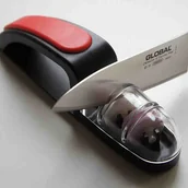 Akcesoria do sztućców - Global mS PLUS2 Ostrzałka wodna 2 fazowa 440BR - miniaturka - grafika 1