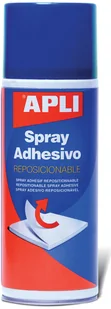 APLI KLEJ W SPRAYU APLI DO REPOZYCJONOWANIA 400ML zakupy dla domu i biura AP12088 - Kleje biurowe - miniaturka - grafika 5