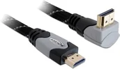 Kable - Delock KABEL HDMI-HDMI PREMIUM KĄTOWY GÓRA GRAY SZNUR 5M 83077 - miniaturka - grafika 1