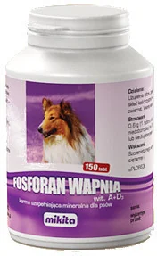 Mikita FOSFORAN WAPNIA A+D3 MEGAVIT 150TABL. - Suplementy i witaminy dla psów - miniaturka - grafika 2