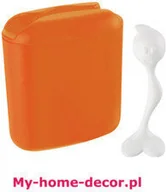 Pojemniki kuchenne - Koziol Pojemnik z miarką HOT STUFF pomarańczowy/biała 125 - miniaturka - grafika 1