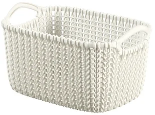 Curver Koszyk prostokątny Knit XS kremowy - Pudła i pojemniki do przechowywania - miniaturka - grafika 2