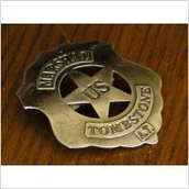 Repliki - akcesoria - Denix SREBRNA ODZNAKA MARSHAL TOMBSTONE - miniaturka - grafika 1