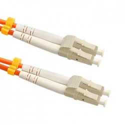 Qoltec Patchcord Światłowodowy Qoltec LC/UPC-LC/UPC MM 50/125 OM2 2m 54023 - Kable światłowodowe - miniaturka - grafika 2
