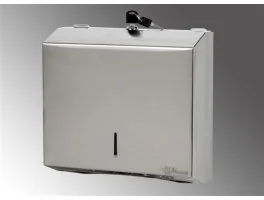 Masterline Pojemnik na papier w listkach  stal szczotkowana - mat - Dozowniki papieru i mydła dla firm - miniaturka - grafika 3