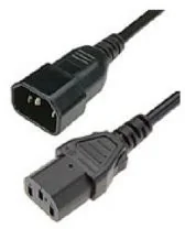 HP 2.0m 10A C13-C14 Blk Jpr Cord A0K02A - Zasilacze do serwerów - miniaturka - grafika 2