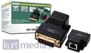Digitus DVI Extender Over CAT5 Ext Dvi-signal Up - Konwertery sieciowe i transceivery - miniaturka - grafika 3