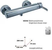 Baterie wannowe i prysznicowe - Bisk Chroma 00356 - miniaturka - grafika 1
