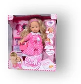 Lalki dla dziewczynek - Smily Play Bambolina Lalka MOLLY 100 SŁÓW BD1306PL 34900 - miniaturka - grafika 1