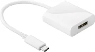 Złącza, przejściówki, adaptery - goobay Przejściówka adapter USB DisplayPort 66257 [1x Złącze męskie USB-C 1x Złącze żeńskie DisplayPort] Wykonanie złącza proste - miniaturka - grafika 1