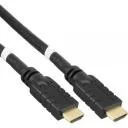 Kable - InLine Kabel High Speed HDMI z Ethernet czarny 30m 17030P - miniaturka - grafika 1