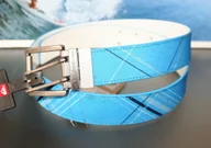 Paski - Quiksilver pasek męski blue white - miniaturka - grafika 1