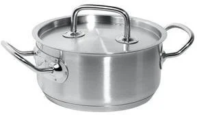 Hendi Garnek niski KITCHEN LINE z pokrywką 1,5 l 836002 - Akcesoria gastronomiczne - miniaturka - grafika 2