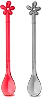 Łyżeczki - Koziol Łyżeczki Happy Spoons April XL 2 szt szara i pomarańczowo-czerwona KZ-3297101 KZ-3297101 - miniaturka - grafika 1