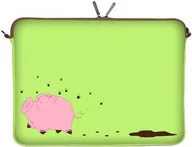 Etui do tabletów - DigitTrade LS158-11 pokrowiec z neoprenu na notebooka/tablet (Samsung Galaxy) o przekątnej ekranu 29.5 cm (11.6 cala). motyw: Happy Piggy 4260111194500 - miniaturka - grafika 1