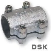 Akcesoria grzewcze - Gebo Żeliwne obejmy do rur stalowych DSK 3/4" 01.260.28.02 - miniaturka - grafika 1