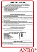 Tablice BHP - ANRO Znak Bezpieczeństwa Instrukcja postępowania na wypadek pożaru Z-IP1-P-250x3 - miniaturka - grafika 1