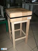 Akcesoria gastronomiczne - Janpol JAN POL Kloc masarski 40x40x15 06 - miniaturka - grafika 1