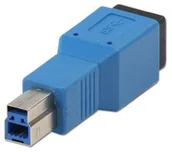 Adaptery i przejściówki - Lindy USB 3.0 adapter, USB B wtyczka na B żeński 71253 - miniaturka - grafika 1
