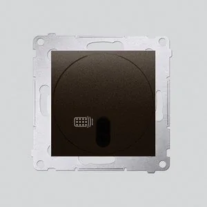 Kontakt SIMON Ściemniacz naciskowy i zdalnie sterowany brąz mat 20-500W DS13T. - Wyłączniki światła i elektryczne Kontakt SIMON Ściemniacz naciskowy i zdalnie sterowany brąz mat 20-500W DS13T. - Wyłączniki światła i elektryczne - miniaturka - grafika 1