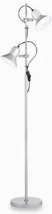 Ideal Lux POLLY PT2 ARGENTO oprawa podłogowa 2 x 60W E27 61115 061115 - Oprawy, klosze i abażury - miniaturka - grafika 2