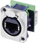 Pozostałe akcesoria sieciowe - Neutrik NE8FDP Złącze żeńskie proste Ilość biegunów 8P8C nikiel Zawartość 1 szt - miniaturka - grafika 1