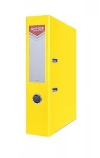 Office products segregator Officer z szyną, PP, A4/75mm, żółty 21011221-06 - Segregatory - miniaturka - grafika 2