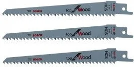 Bosch F016800303 - Zestaw 3 ostrzy KEO do świeżego drewna - Akcesoria do elektronarzędzi - miniaturka - grafika 2