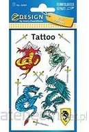Zabawki kreatywne - Avery Zweckform Tatuaże - smoki - miniaturka - grafika 1