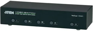 Aten VS0401 4-Port VGA Switch with Audio (VS0401-AT-G) - Pozostałe akcesoria sieciowe - miniaturka - grafika 3